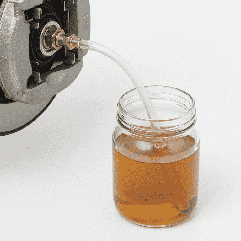 Connect the tubing to the bleeder screw