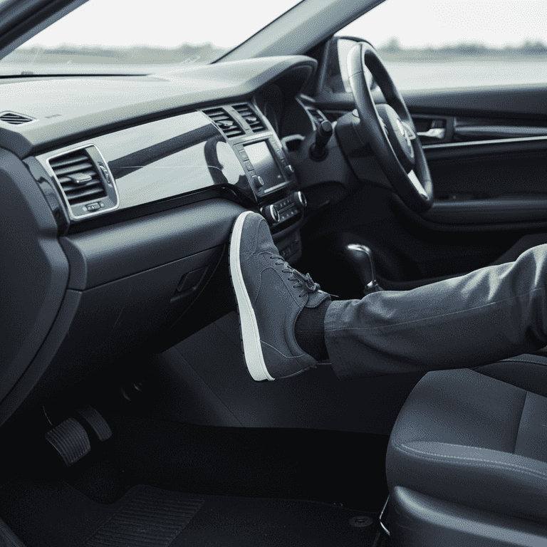 Pump the brake pedal