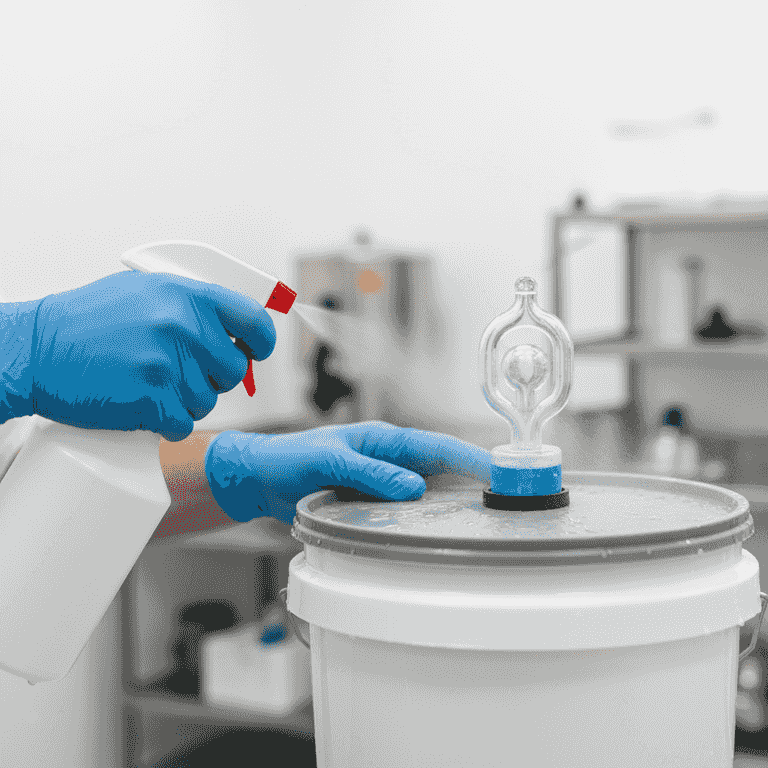 Sanitize all equipment