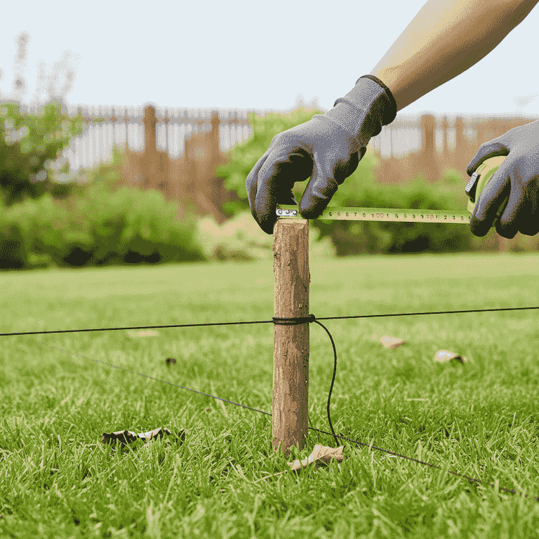 Layout and mark the post locations