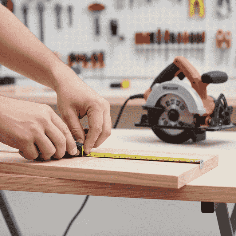 Measure and cut your lumber