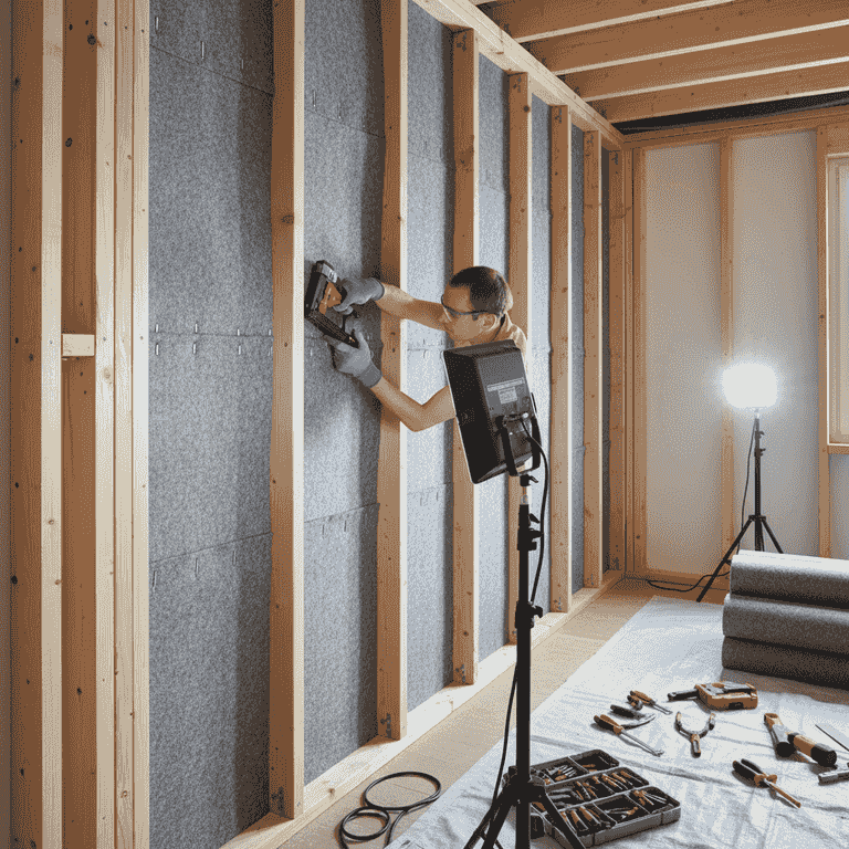 Install protective underlayment