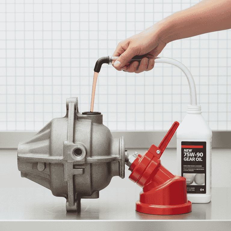 Fill the differential with new fluid