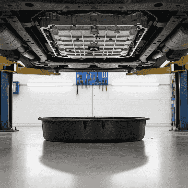 Position the drain pan