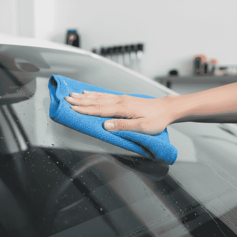 Clean the windshield