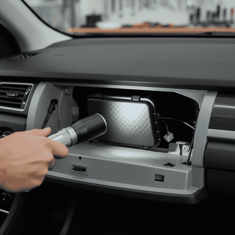 Locate the filter housing