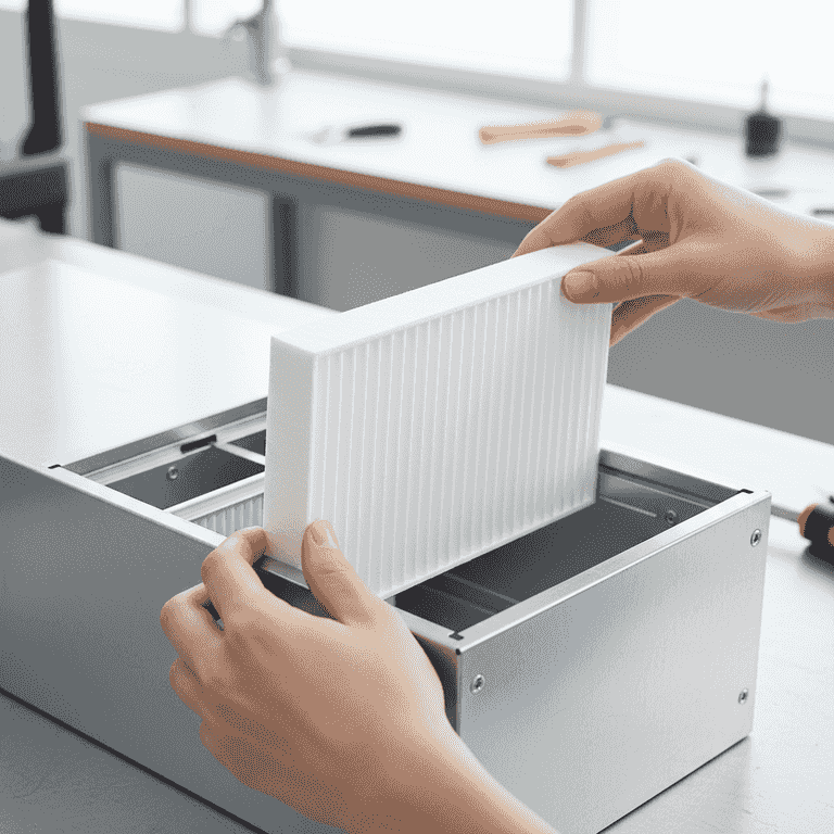 Install the new filter