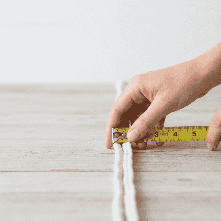 Cut and measure your cord