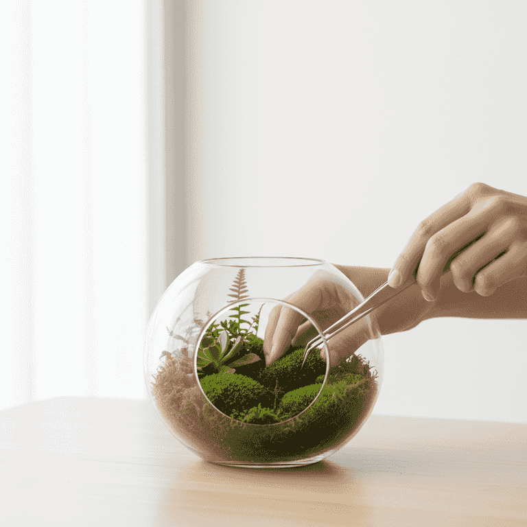 Decorate the terrarium