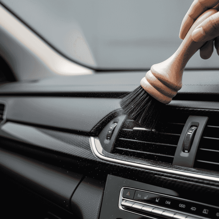 Dust vents and crevices