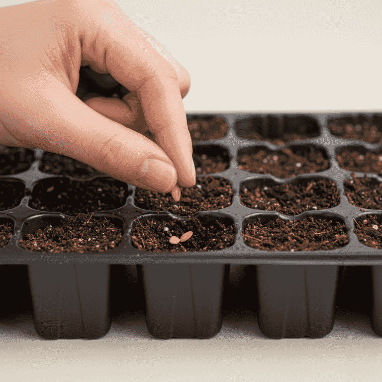 Plant the tomato seeds