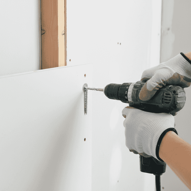 Secure the vanity to the wall