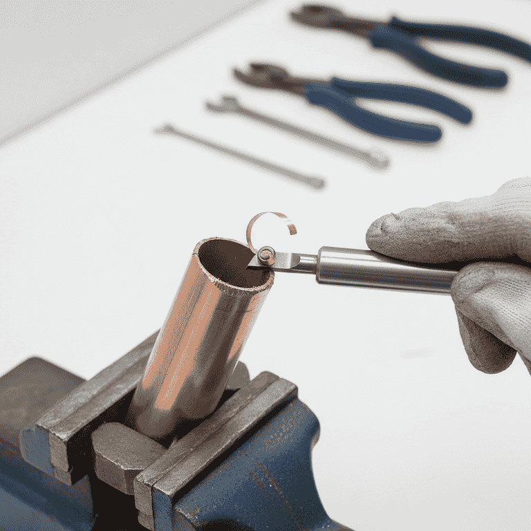 Deburr and prep the pipe ends