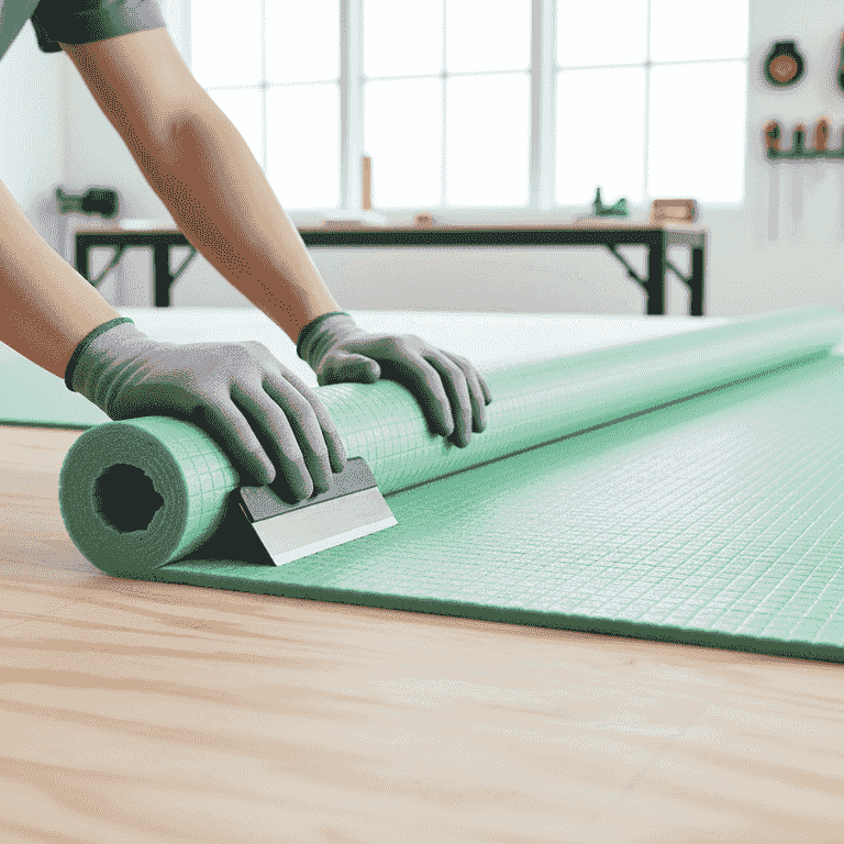 Install underlayment