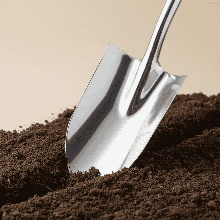 Dig shallow trenches