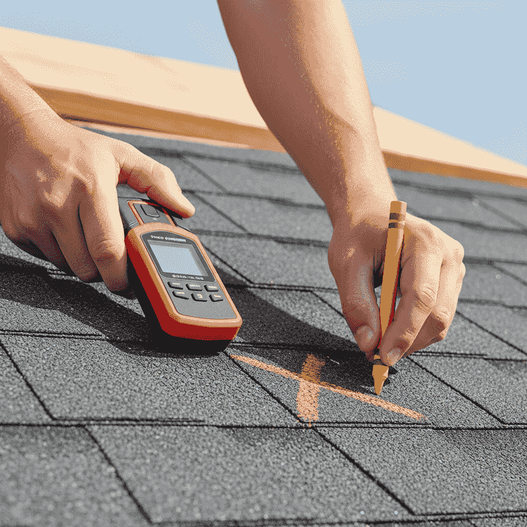 Mark rafter locations