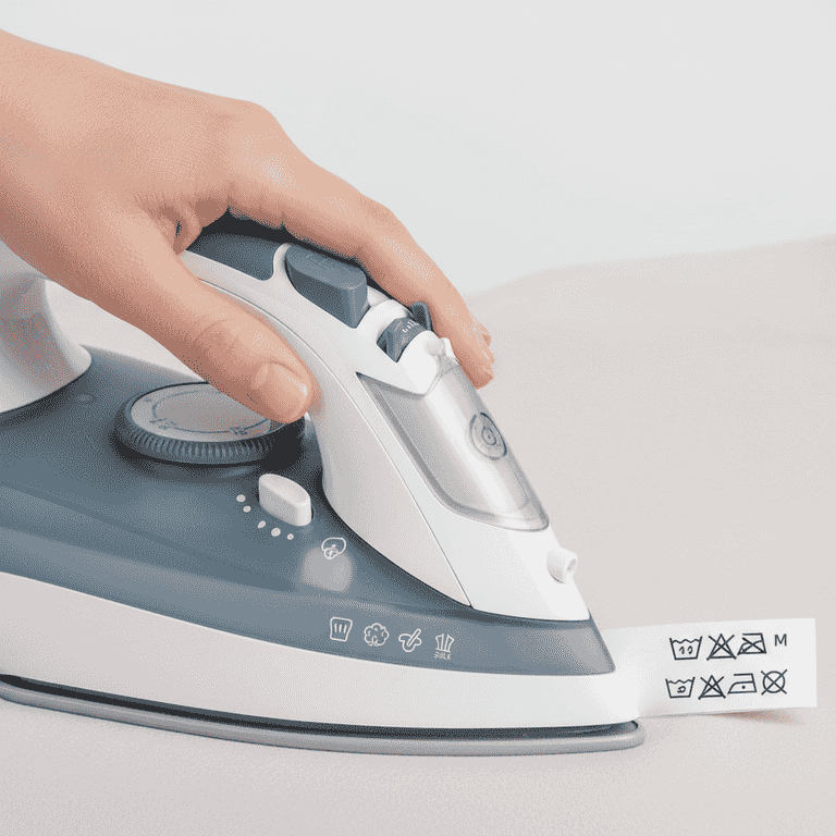 Prepare the shirt and iron