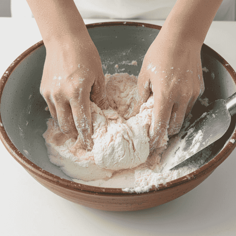 Mix the dough