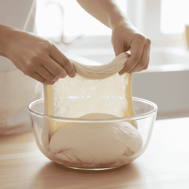 Perform stretch and folds