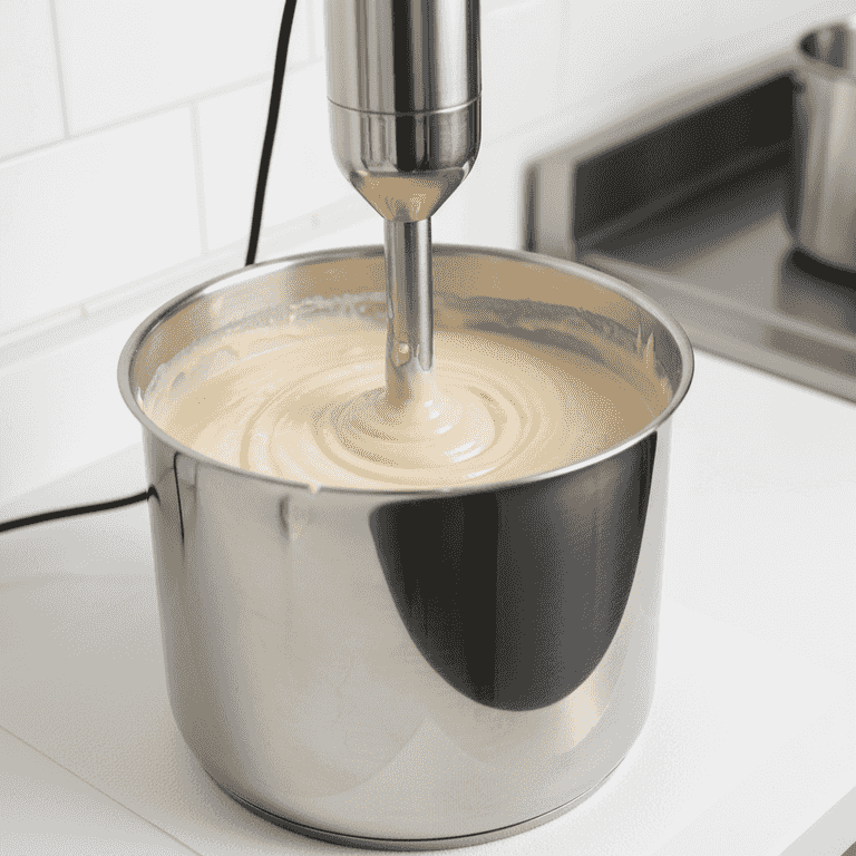 Emulsify the mixture