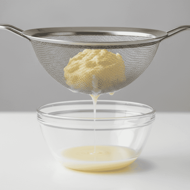 Drain the buttermilk