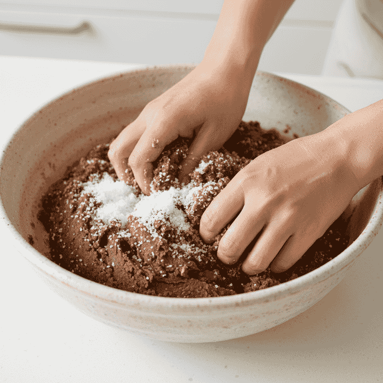 Mix with salt and koji