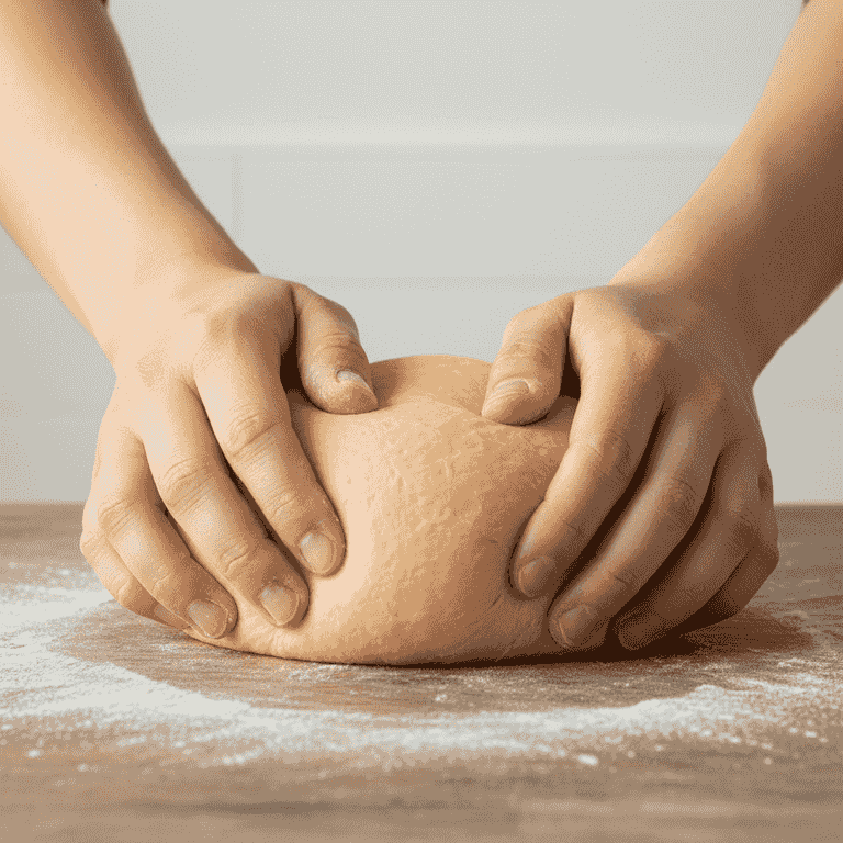Knead the dough