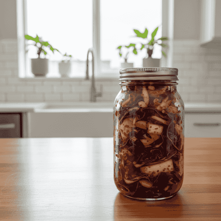 Ferment the kimchi