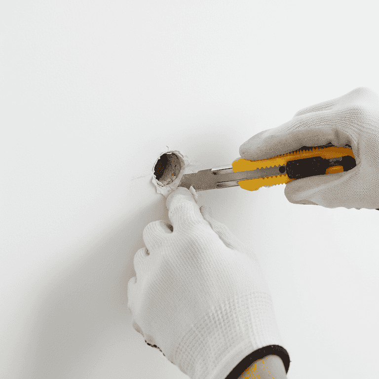 Clean the damaged area