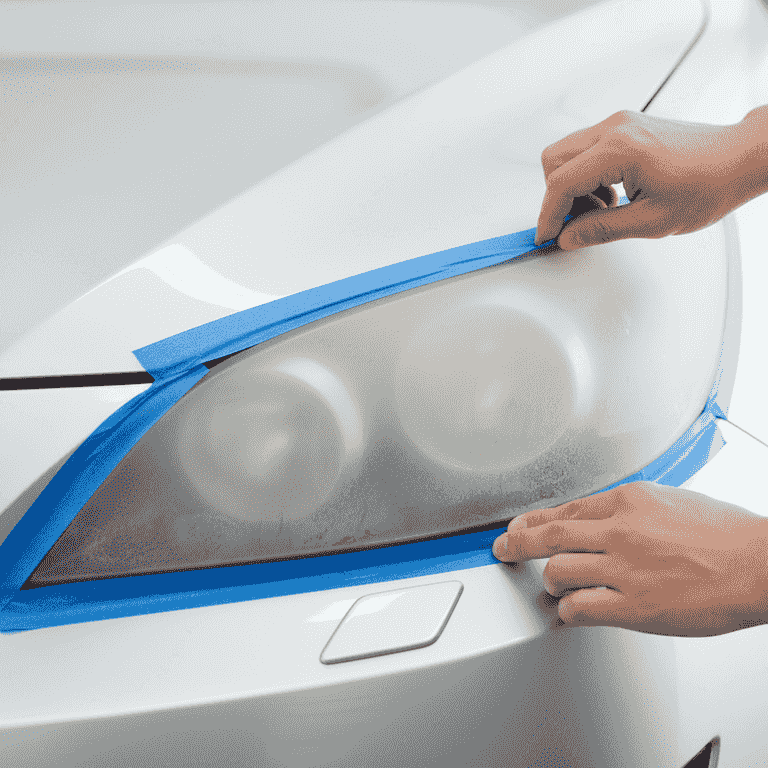 Clean and mask the area