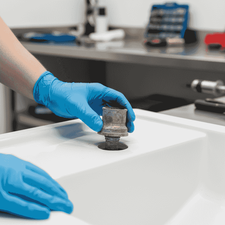 Remove the old faucet