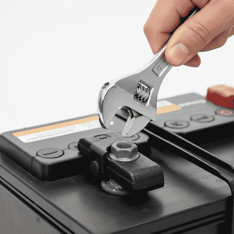 Disconnect the negative terminal