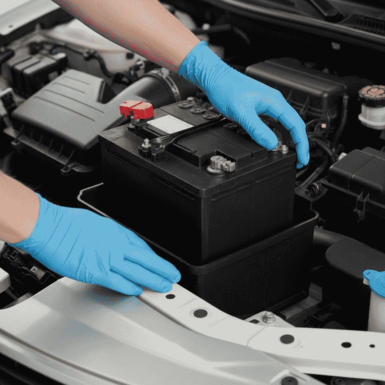 Install the new battery