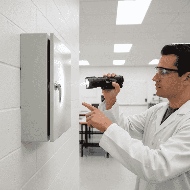 Locate the electrical panel