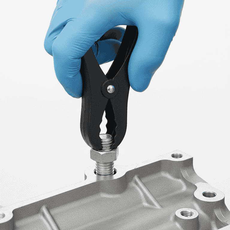 Ground the final clamp