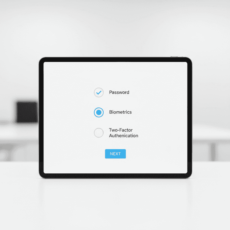 Select your authentication method