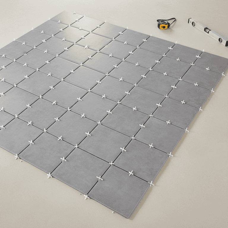 Layout the tile pattern