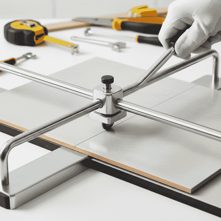 Cut and fit edge tiles