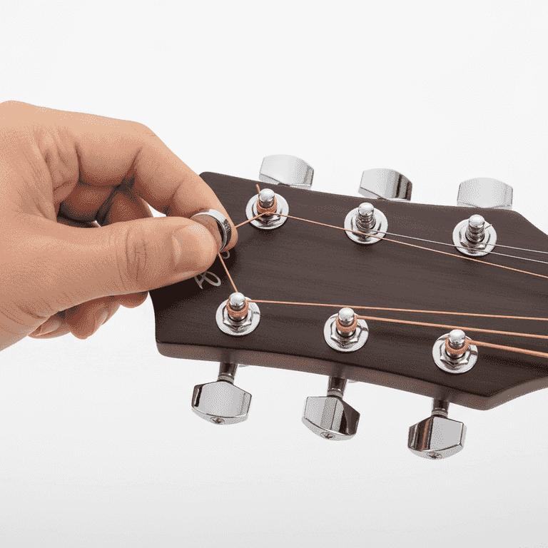Adjust the tuning peg