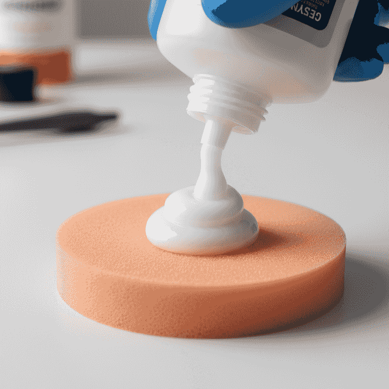 Apply wax to the applicator