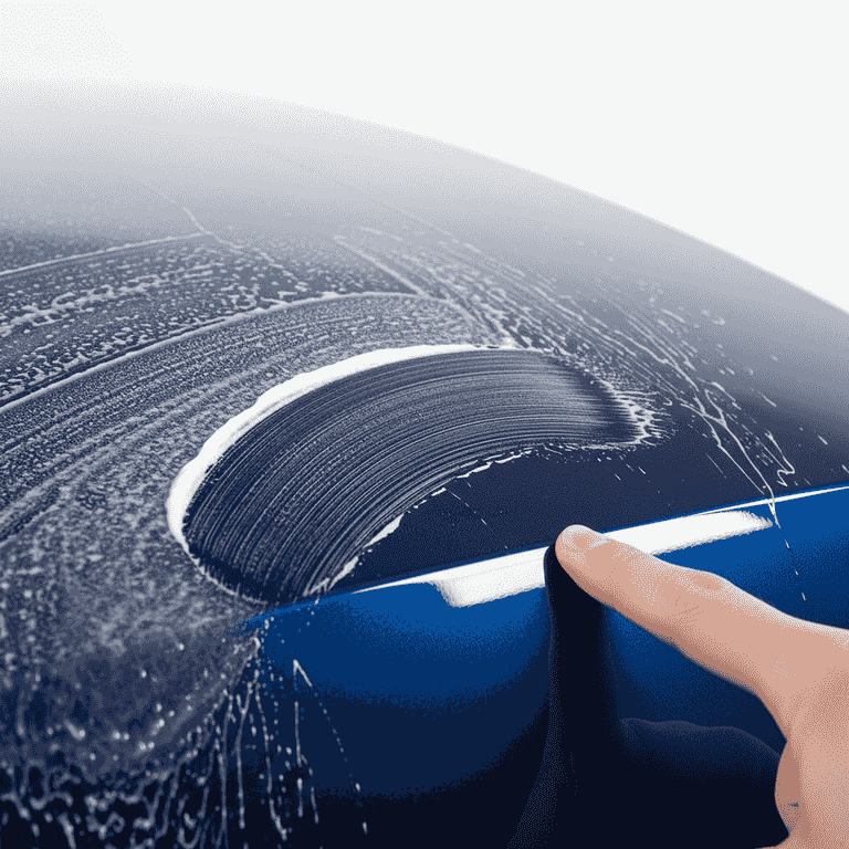 Allow the wax to haze